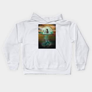 Mystic Sea Mermaid Fantasy Art by Molly Harrison Kids Hoodie